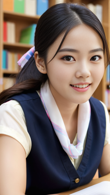 职场女性休闲衬衫+马甲美女头像随拍系列3高清图片赏析